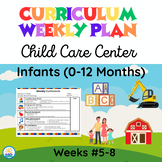 Infant Lesson Plan Bundle- Printable- Weeks #5-8