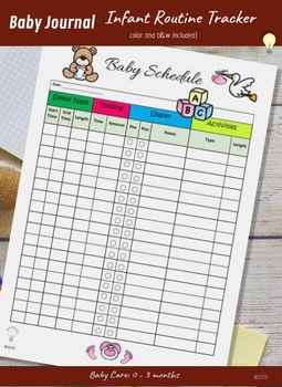 FREE Infant Routine Tracker (Sleeping, Feeding, Diaper, and Activities ...