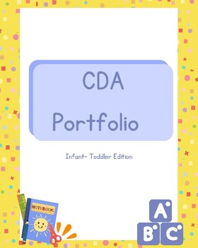 Preview of Infant/Toddler CDA Portfolio Guide