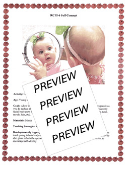 Preview of Infant-Toddler Lesson Plans