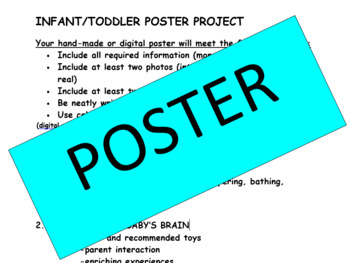 Preview of Infant/Toddler Poster Project