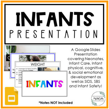 Preview of Infants Unit Presentation | Google Slides | Child Development | FCS