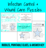 Infection Control and Wound Care Puzzles with Key and Slide Set