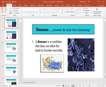 Preview of Infectious and Noninfectious Diseases - PowerPoint