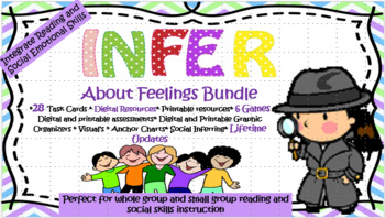 Preview of Infer About Feelings Bundle-Digital and Printable resources- Lifetime Updates