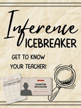 Preview of Inference-Based Icebreaker Worksheet