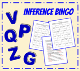 Inference Bingo Cards