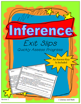 Preview of Inference Exit Slips