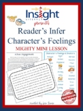 Inference Mini Lesson on Character's Feelings Reading Workshop