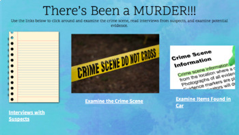 Preview of Inference Murder Mystery 