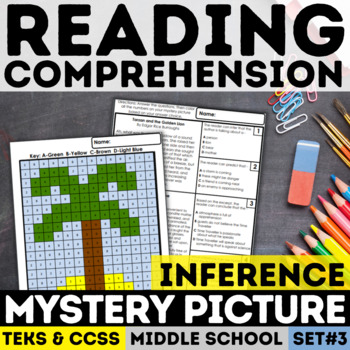 Preview of Inference Mystery Picture | Reading Comprehension | Print & Digital