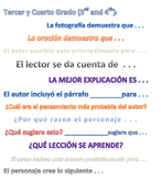 Inference Question Stems in SPANISH