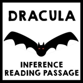 Inference Reading Passage - Dracula by Bram Stoker
