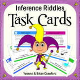 Inferences Task Cards - 40 Task Cards Reading Comprehensio