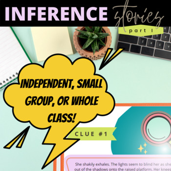 Preview of Inference Stories |  Stations + Small Group Practice + Whole Group Assessment
