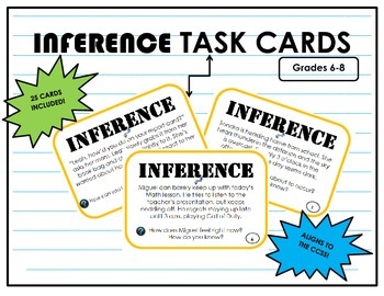 Preview of Inference Task Cards with Textual Evidence