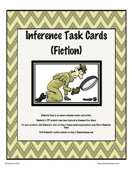 Preview of Inferences Task Cards - Fiction