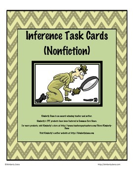 Preview of Inferences Task Cards - Nonfiction