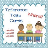 Inference Task Cards-Where?-3 Levels-for Autism,Special Ed