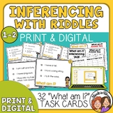Inference Task Cards with "What am I" Riddles - Fun Infere