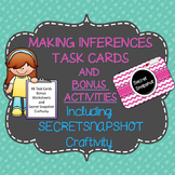 Inference Task Cards or Scoot with Bonus Craftivity and In