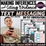 Inference Text Message Analysis and Citing Evidence Activi