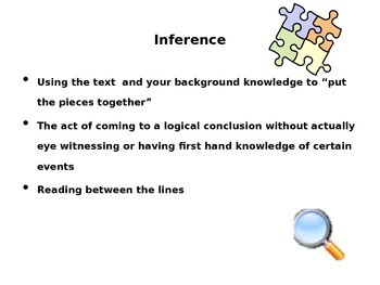 Preview of Inference, Theme, and Characterization PP w/ activities