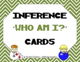 Inference "Who am I?" Task Cards.... DISTANCE LEARNING
