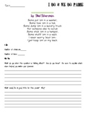 Inference with Poetry Lesson using Dirty Clothes by Shel Silverstein