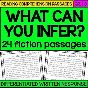 Preview of Inference with Reading Passages {read, use evidence + schema and infer}