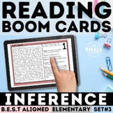 Inference with Text Evidence Task Cards Digital Boom Cards