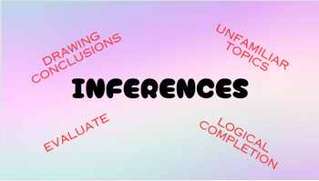 Preview of Inferences Digital SAT | High School | Worksheet Included