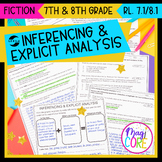 Inferences & Explicit Text Evidence for Analysis Passages 