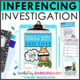 Winter Activity Making Inferences Snow Day Investigation