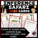 Inference Task Cards and Mini-Lessons: Animal Safari