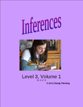 Preview of Inferences Worksheets (Level 3, Volume 1)