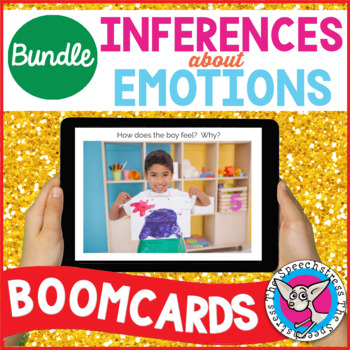 Preview of Inferences about Emotions BUNDLE BOOM CARDS™