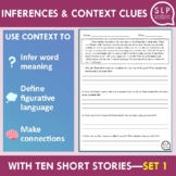 Inferences and Context Clues Short Stories for Speech Ther