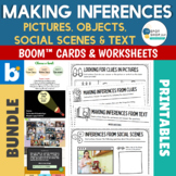 Inferences from Pictures Objects Social Scenes and Text Wo