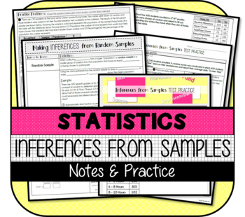 Preview of Inferences from Random Samples NOTES & PRACTICE