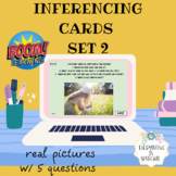 Inferencing Cards w/ 5 Questions & Real Photos! Set 2 of 2