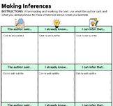 Inferencing Comprehension - Year 9 Reading Level
