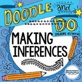 Inferencing - Doodle Notes Activities for 4th 5th 6th 7th grade back to school