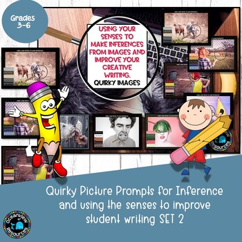 Preview of Inferencing- Fun Stimulus Images for creative writing