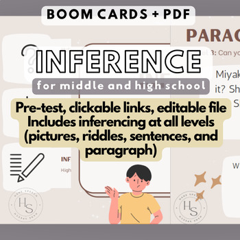 Preview of Inferencing (Leveled Introduction) - Speech Therapy for Middle & High School