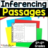 5th 6th Grade Inference Exit Ticket Short Inference Passag