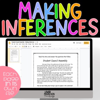 Preview of Inferencing Passages with Text Evidence DIGITAL