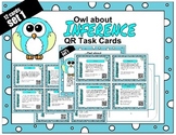 Inference task cards (12 passages) print with or without QR codes