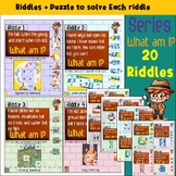 Beat the Time: 'What Am I?' Riddle Task Cards - Fun Practi