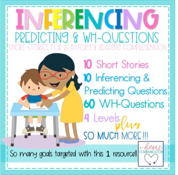 Preview of WH-Question Inferencing Short Stories for Auditory | Reading Comprehension